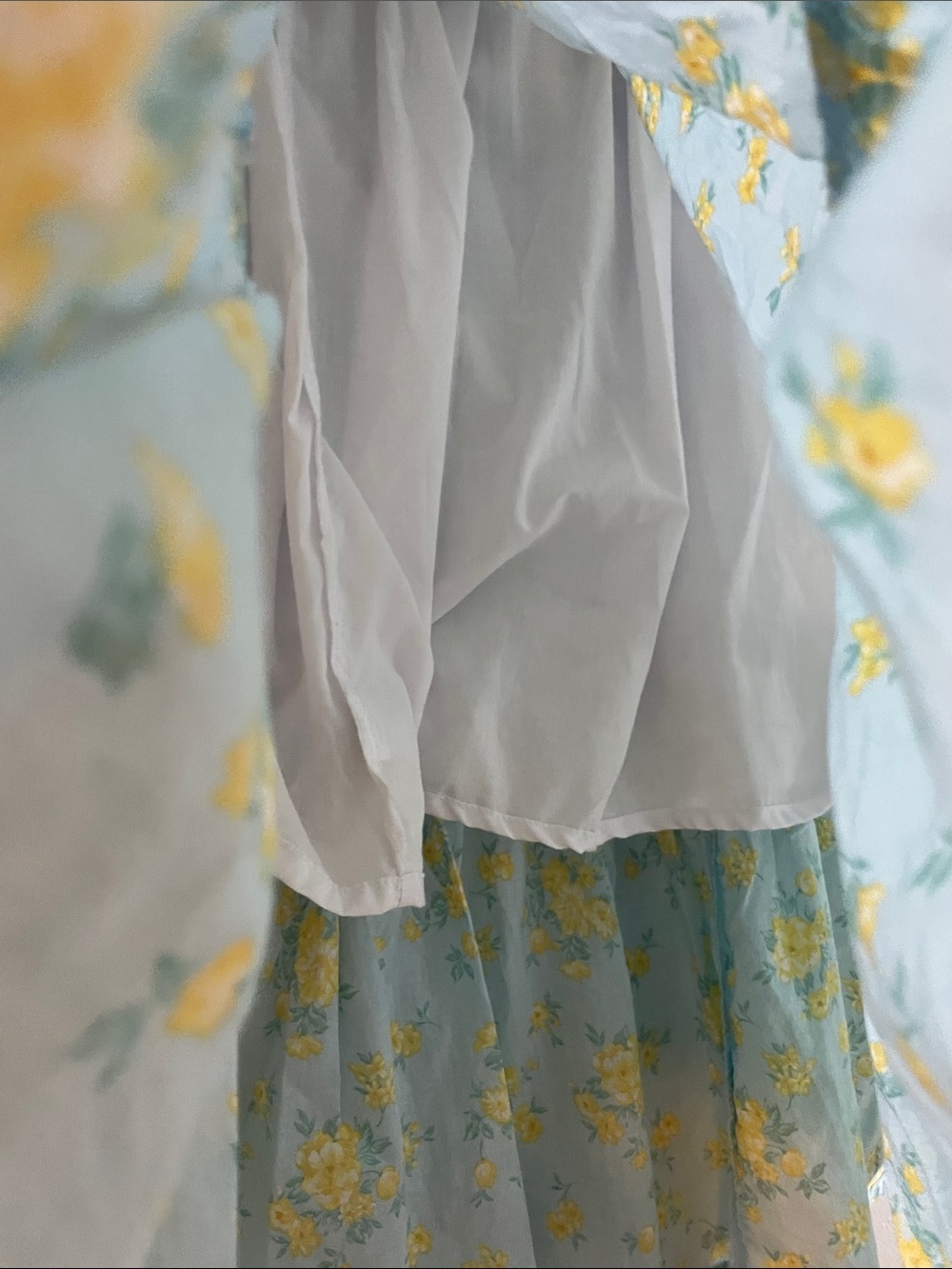 Haute Hippie Skirt Set Cotton Floral Lace M 7/8 Girls Outfit - Picture 5 of 5